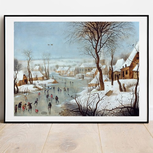 Art imprimé brueghel hiver - art,