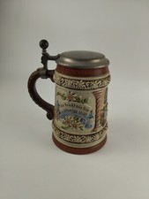 VINTAGE WEST GERMANY STONEWARE BEER MUG