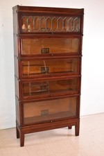 5 Section Mahogany Barrister