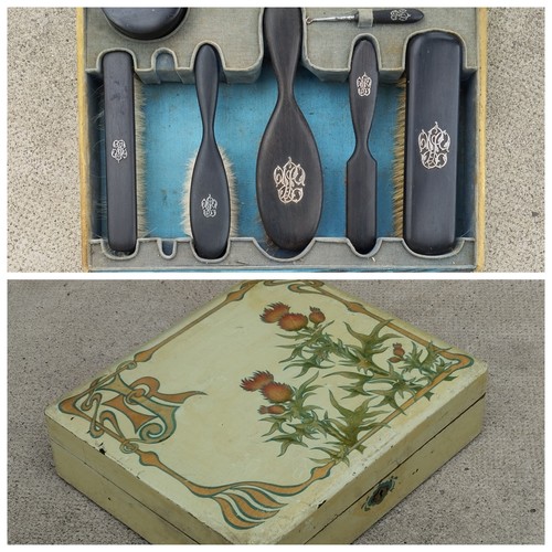 Ancien coffret nécessaire - ancien,
