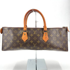 Auth LOUIS VUITTON Monogram Vintage Sac Triangle M51360 Handbag Made in France