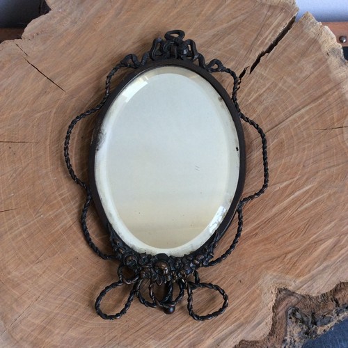 Miroir laiton poser ou - miroir, à