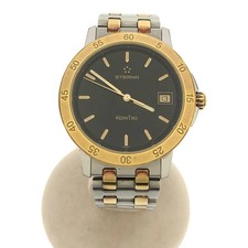 Montre Eterna fonctionnement 1100.47 KONTIKI date quartz cadran noir H11901