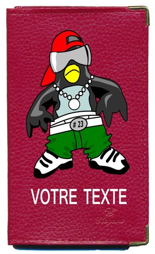 Etui carte grise rouge - carte,