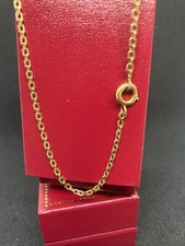 collier chaine en or jaune 18 carats 750
