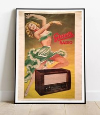 Poster vintage - Graetz Radio (REPRODUCTION)