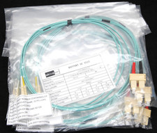 Lot de 7 x câble fibre optique 2m DUPLEX jarretière SC LC réseau ( BJ112 )