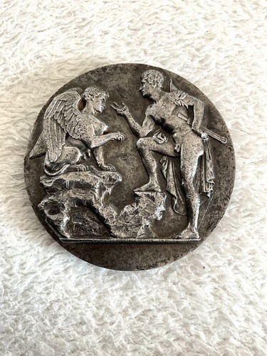 Bas relief médaille ronde - bas, relief/médaille