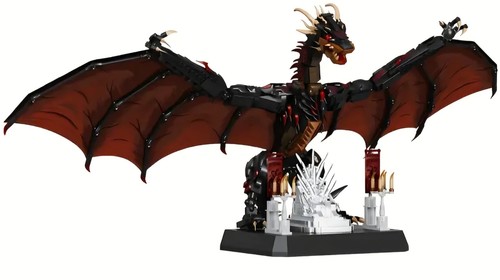 Dragon géant noir - , cm