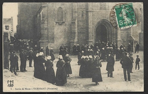 Cpa sortie de messe - --, a