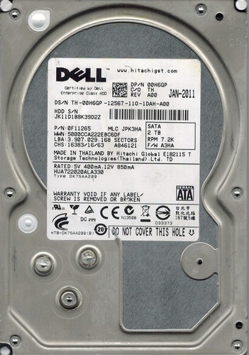 Hitachi hua722020ala330 n - hua722020ala330, p/n