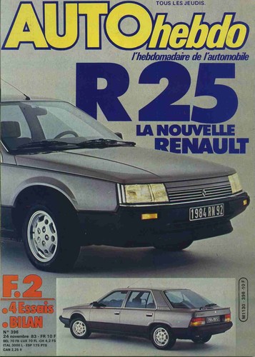 Auto hebdo 396 11 1983 - auto,