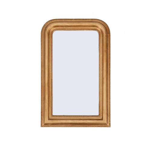 Miroir murale bois feuille - miroir,