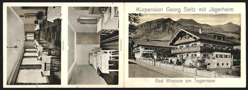 Carte postale pliante - , bad