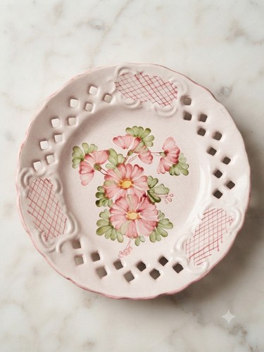 Assiette décorative faïence