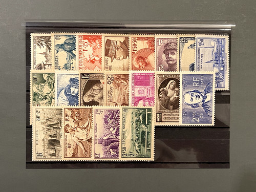 Timbre france collection - france,