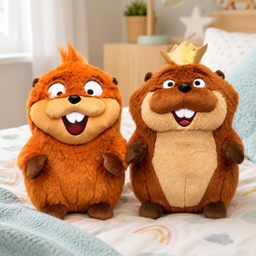 Peluche castor mignon 22cm - castor,