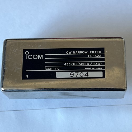 Icom 52a 500hz - fl-52a, cw