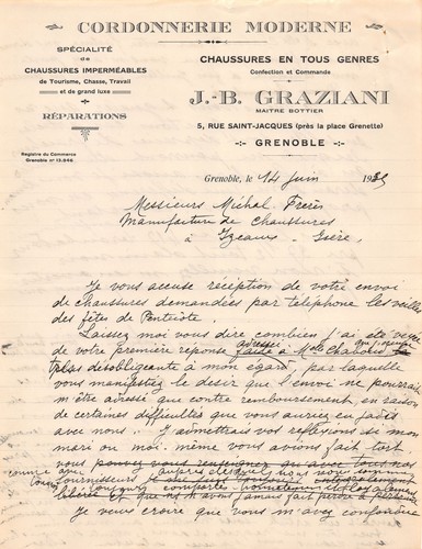 1925 cordonnerie b graziani - j,