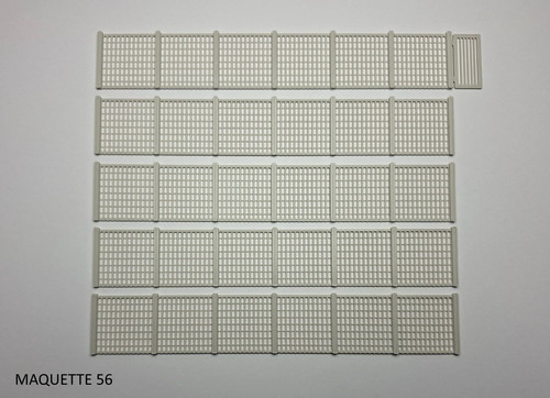 Grillage forme rectangle - ho,