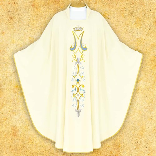 Chasuble brodée maryjny - brodée, “maryjny”