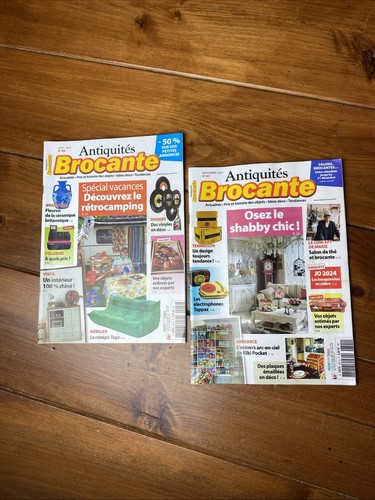 Lot magazines antiquités - magazines,