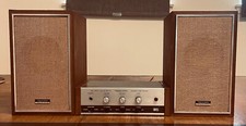 REALISTIC SA-100 Amplifier + Solo 103  SPEAKER Compact System with Preamp