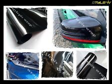 Film vinyle covering carbone brillant noir 152x50 cm thermoformable adhesif