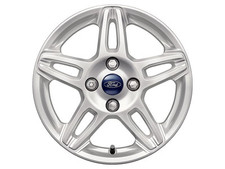 Ford Fiesta Jante en alliage 15" 5 x 2 branches, argent brillant 2012-2017