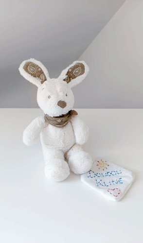 Peluche doudou lapin - peluche/doudou,