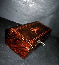 Glove box antique inlay and net box 1900-1920