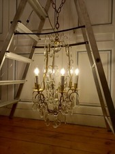 Ancien lustre cage 6 branches