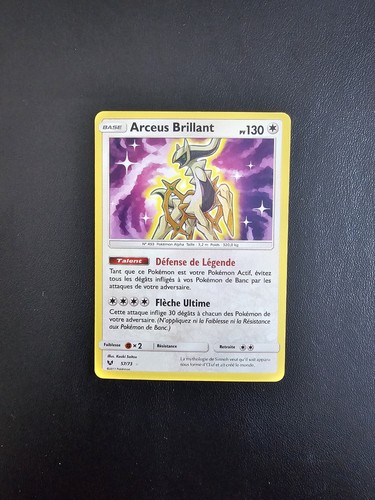 Carte pokémon arceus brillant - arceus,