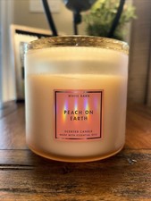 Bath And Body Works White Barn 3 Wick In Peach On Earth