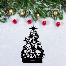 Bougeoir de Noël en fer stable pour salle à manger, restaurant, salon