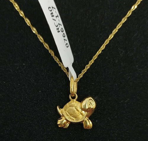 Pendentif chaîne 18k - or,
