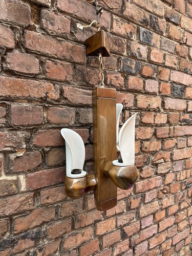 Lustre suspension bois - lustre,