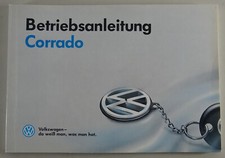Operating Instructions/Manual VW Corrado 16V | G60 | VR6 status 08/1991