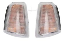 2x CLIGNOTANT AVANT gauche+droite TRANSPARENT POUR RENAULT 19 II 92-94