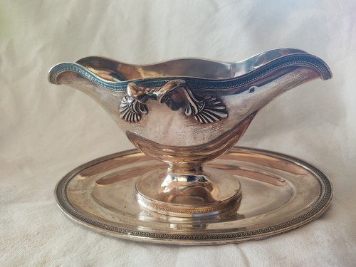 Ancienne sauciere argent - sauciere, en