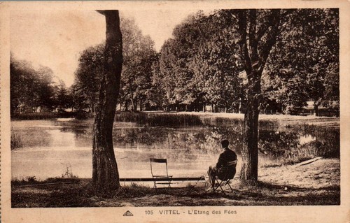 Cpa vittel l etang - cpa, des