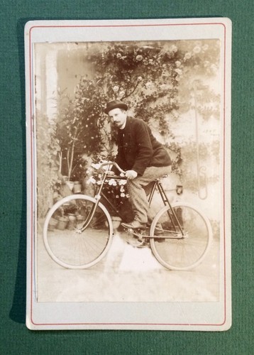 Photo sur carton - photo, cycliste