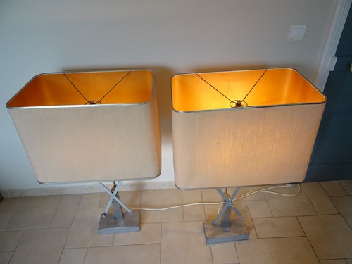 Lot ancienne lampe bureau - lot,