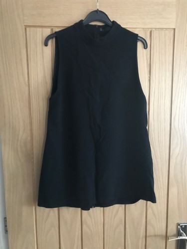 Haut sans manches noir - , femme