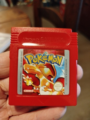 Pokémon version rouge gameboy - pokémon,