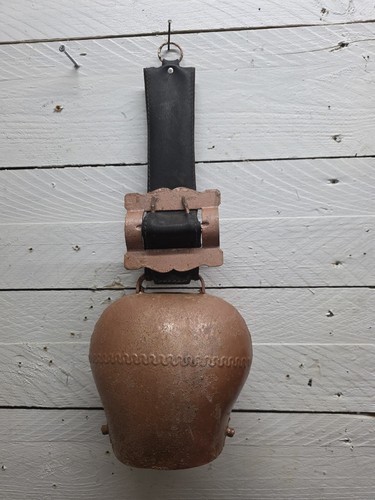 Ancienne cloche vache - cloche, fer
