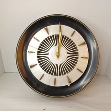 Heco Wall Clock West Germany With Built In Heco Speaker Vintage 1960 For Parts