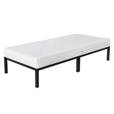 Cadre de lit métal noir avec