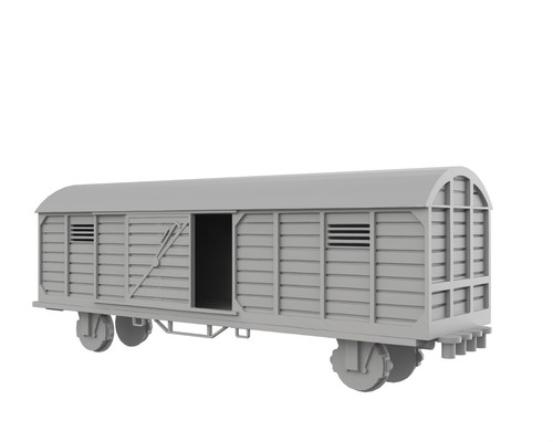 Wagon train set wwii03 3d - train,