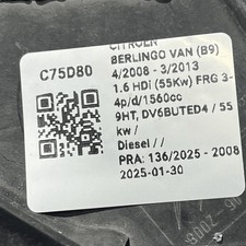 phare gauche CITROEN BERLINGO